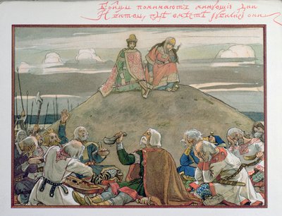 Das Lied von Oleg dem Weisen, 1899 von Victor Mikhailovich Vasnetsov